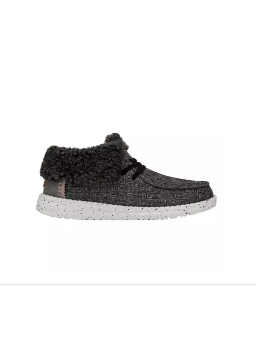 New Hey Dude Wendy Ankle Cozy Boots, Size 5 Womne's Grey White